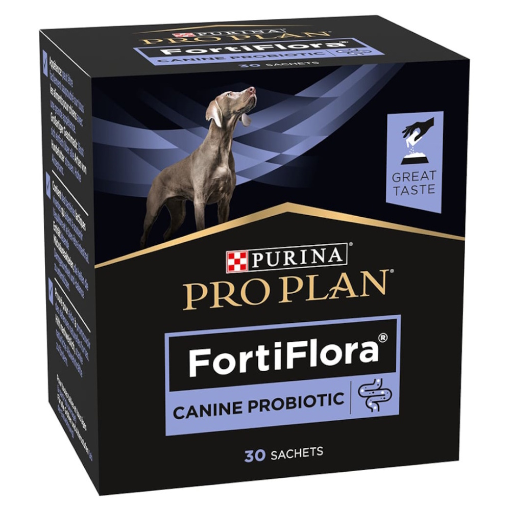 PURINA PRO PLAN Vet Diets Forti Flora Probiotické doplnkové krmivo pre psov 30x1 g