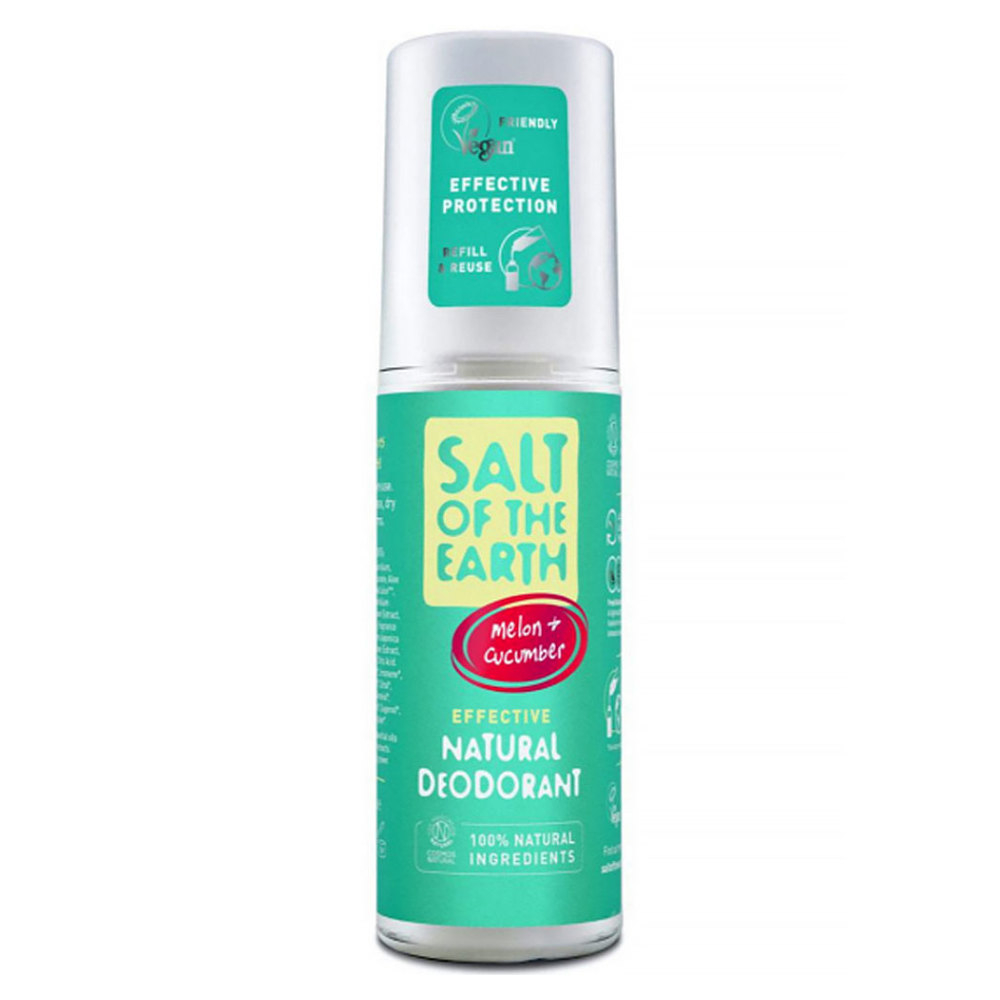 SALT OF THE EARTH Prírodný minerálny dezodorant spray Melon  Cucumber 100 ml