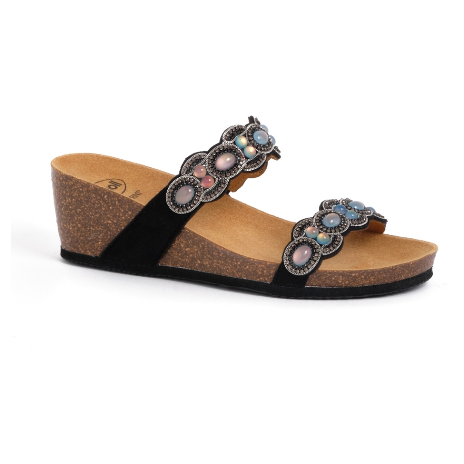 SCHOLL Ortiga dámske sandále čierne 1 pár, Veľkosť obuvi: 37