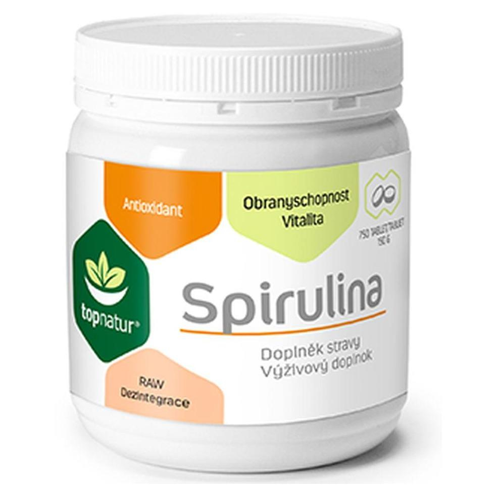 TOPNATUR Spirulina 200 mg 750 tabliet