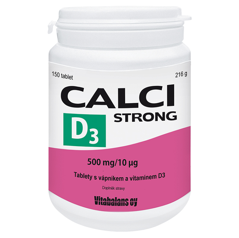 CALCI STRONG  vitamín D3 150 tabliet