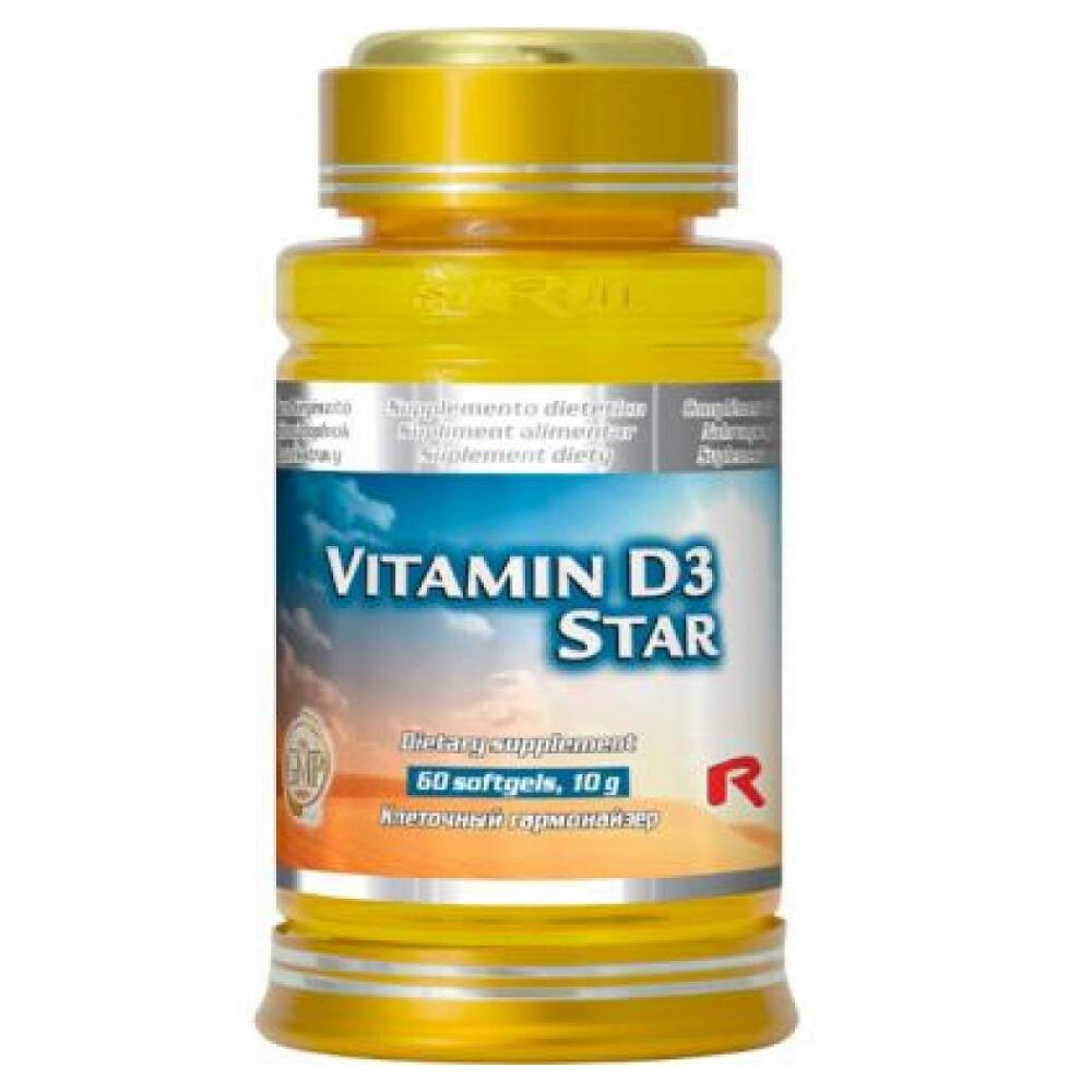 Vitamín D3 Star 60 tbl.