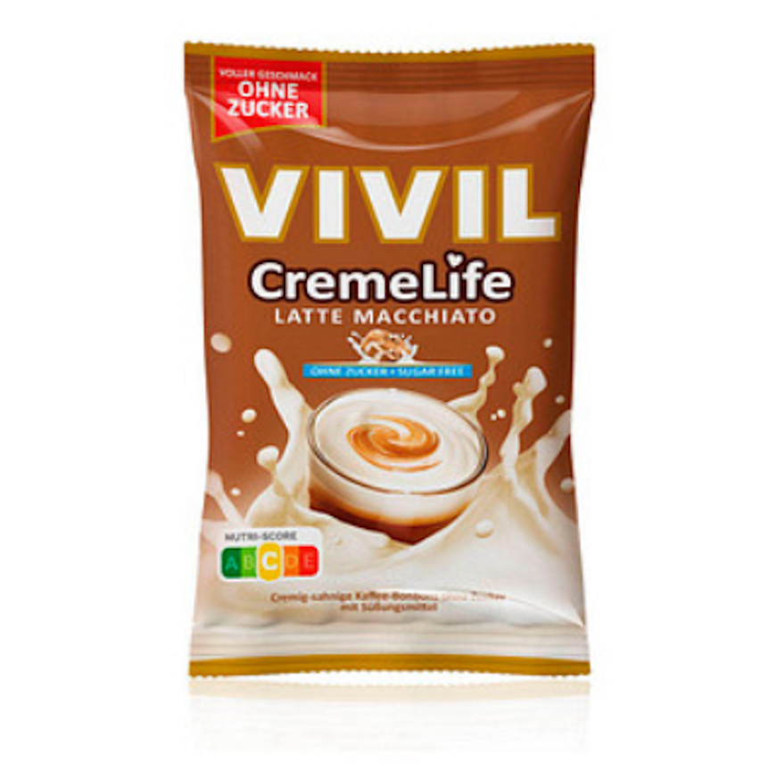 VIVIL Creme life latte-macchiato drops bez cukru 110 g