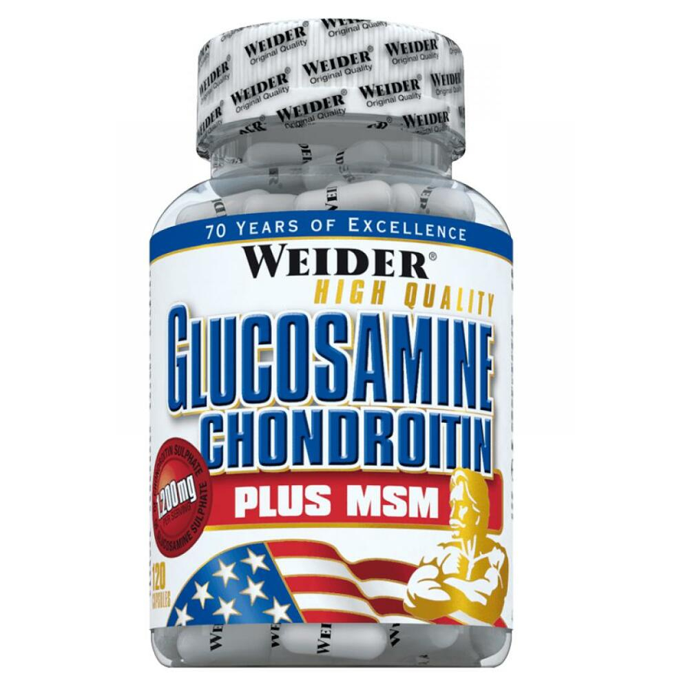 WEIDER Glucosamine Chondroitin  MSM kĺbová výživa 120 tabliet
